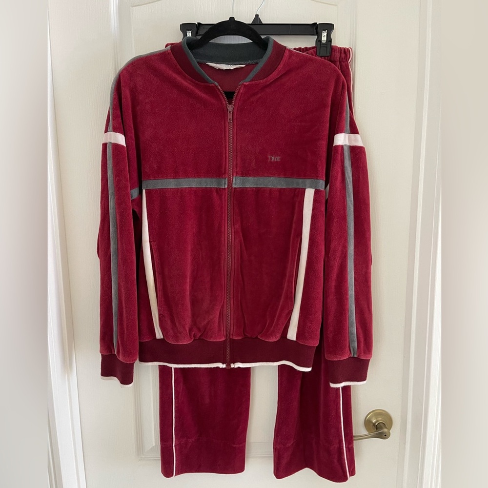 Christian Dior Monsieur Vintage Velour Track Suit